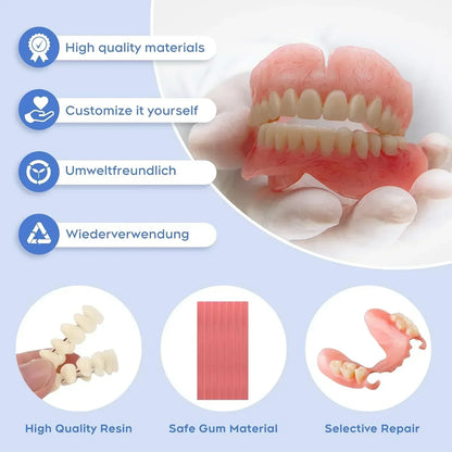 ✨Ends Today: 60% OFF!  ⏰Acezozla® Medical Full Denture with Strong Suction ✅  (Made and Shipped from the USA🍀)