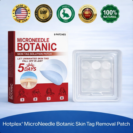 Hotplex® MicroNeedle Botanic Skin Tag Removal Patch 🇺🇸 Made in the USA
