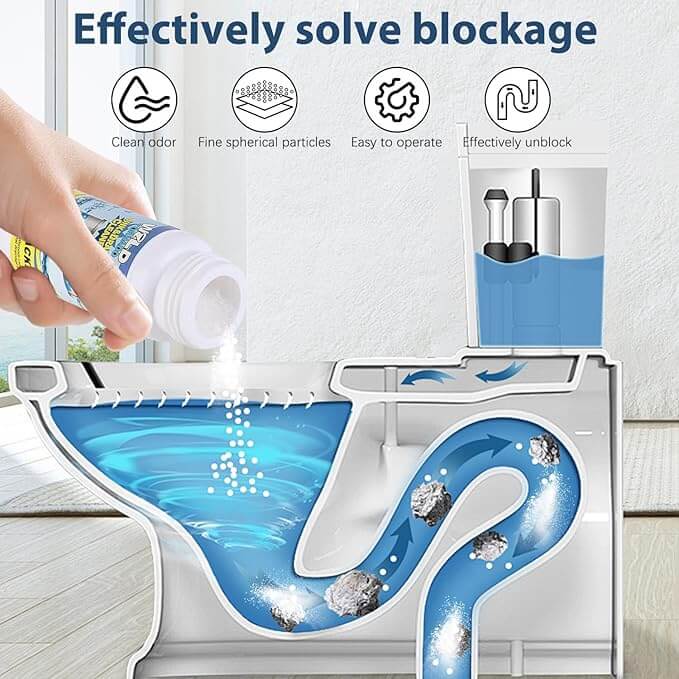 ⚡Powerful Sink & Drain Cleaner Powder – Clears Tough Clogs Fast